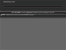 Tablet Screenshot of dopshop.com